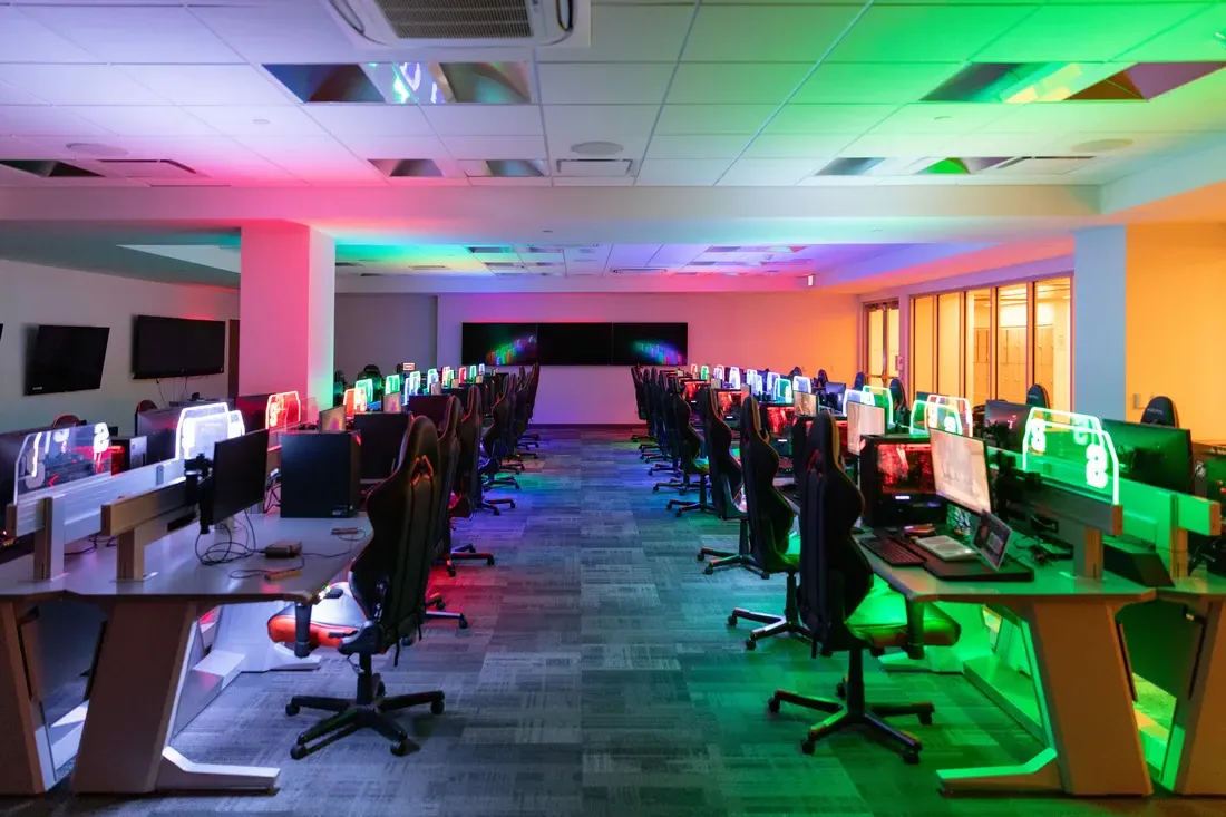 Esports gaming room.